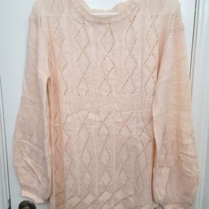 Shein, size 4, pink sweater/dress